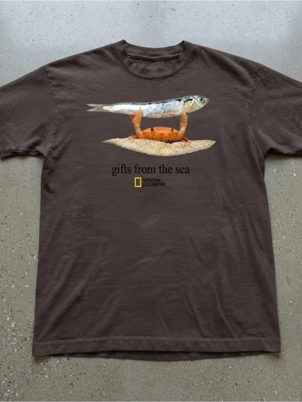 Gifts From The Sea Crab Fish Graphic Gildan Unisex Cotton T-Shirt